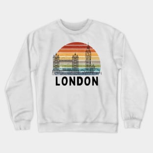 London sunset design Crewneck Sweatshirt